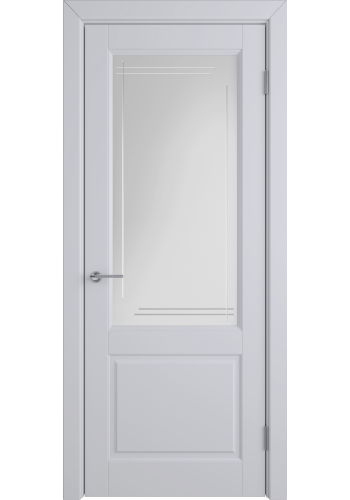 Межкомнатная дверь Dorren, со стеклом, цвет Cotton Межкомнатная дверь Dorren, со стеклом, цвет Cotton